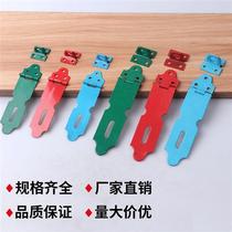 Painted door buckle old-fashioned door buckle painted color door buckle pendant buckle door lock nose padlock buckle