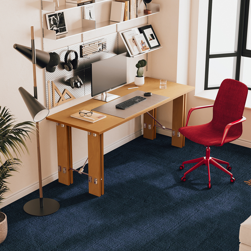 Bauhaus Desk Office Desk Dining Table Marine Board Computer Desk Optical Axis Desk Long Study Desk Workbench