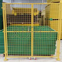 Split barbed wire gate guardrail mesh gate warehouse workshop isolation mesh gate simple gate for fence mesh gate courtyard fence
