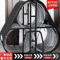 Anti-riot barrier net snake belly barrier wire mesh tube anti-riot barrier net sealing control security telescopic three-tube barrier net