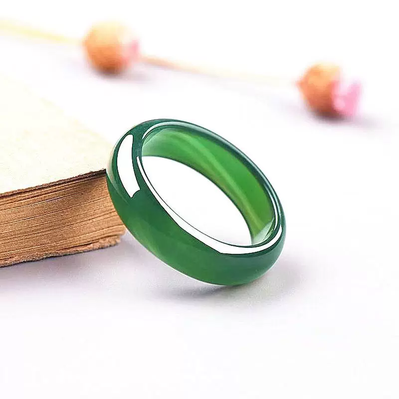 High-end agate ring for men and women, sophisticated accessory
