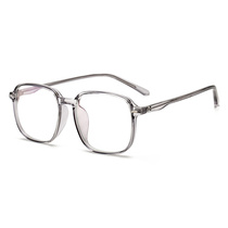 New style ferrule plate glasses frame myopia glasses anti-blue light glasses womens trendy large frame frames can be equipped with myopia