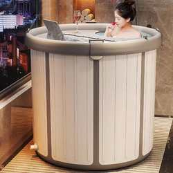 Foldable Bath Tub for Adults, No Installation Required, Home Full-Body Bathing Tub
