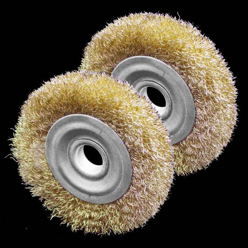 4inch Special Flat Wire Wheel for Household Angle Grinders, Electric Grinder Rust Removal and Polishing Tool, Wire Grinding Head