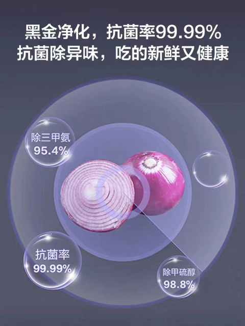 Haier 418L cross-door refrigerator home ultra-thin zero-embedded double door first-level frequency conversion air-cooled white