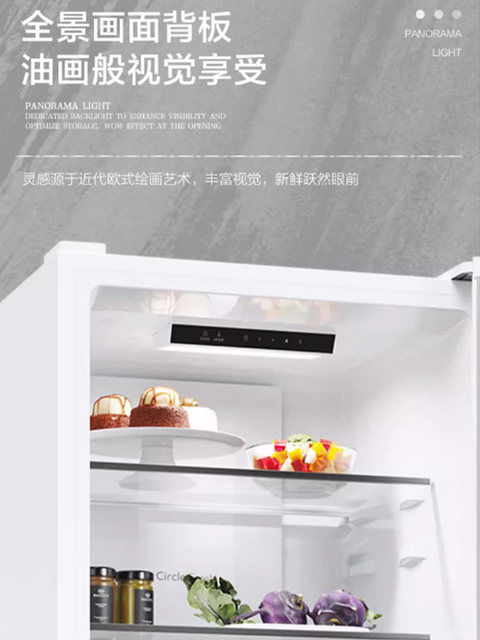 Haier Bcd-285Wghc2Dewv Two-Door Small Refrigerator for Home Use, Frost-Free, First-Class Energy Saving