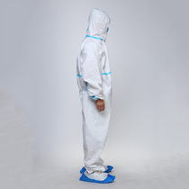 (Shoot 1 shot 10) SF strip disposable breathable film protective clothing hooded livestock breeding dustproof and waterproof