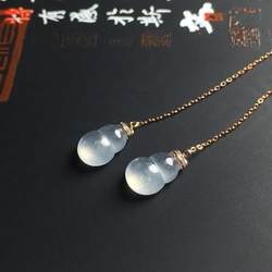 Zhaocai Gourd Eor Cable 수제 귀 케이블 간단하고 다목적 중국 스타일 개인화 된 패션 창조적 인 디자인 이어 케이블 여성 스타일