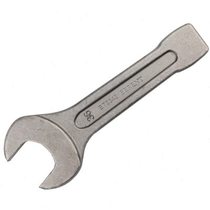 Heavy-duty percussion wrench straight handle single-head wrench car repair open-ended wrench 24 30 32 36 41 46