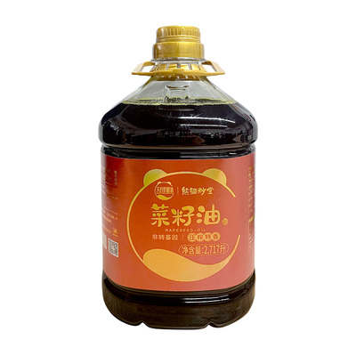 熊猫炒堂压榨特香菜籽油2.717L