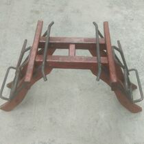 Traditional craft caravan equipment a pair of shrinkable iron frames