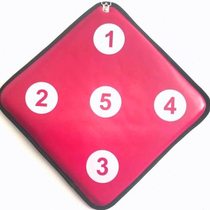 Fencing training sword target wall-mounted wall target home home training wall-mounted five-hole puncture-resistant wear-resistant leather is not easy to break