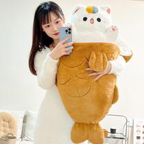 (Large quantity discount) 2024 New Taiyaki Pillow Doll Daze Cute Carrot Rabbit Animal Plush Toy