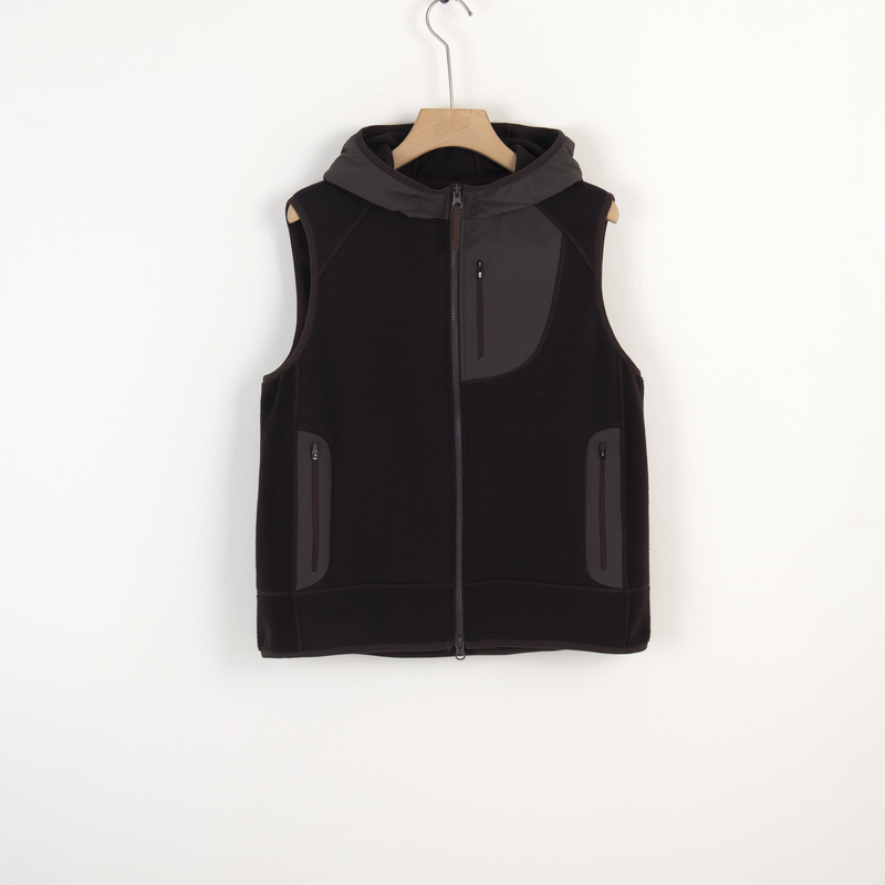 Hua Renjie 2026 Autumn New Fashion Versatile Breathable Zippered Hooded Women's Vest