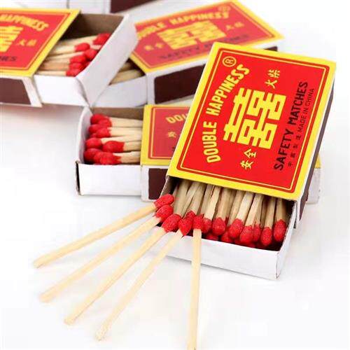 Matches Home Smoke Outdoor Matches Ocean Fire Joy Words Double Wedding Wedding Wild Cooking Emergency One-off Matches-Taobao