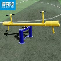 Outdoor Fitness Equipment Square Park District Community Stilts Outdoor Fitness Path Double Column Children Teething