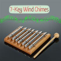 7 tone wind chimes wooden wind chimes pipe wind chimes solid metal tone pipes 1 tone 2 tone 3 tone 7 tone wind chime