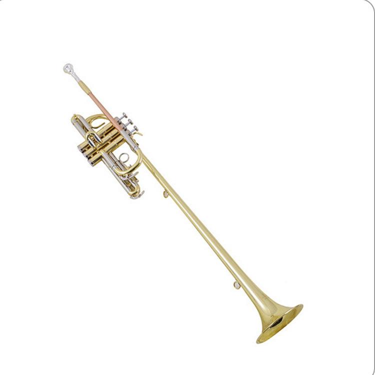 Courtesy drop B-tone triple key lengthened small number Courtesy Trumpet bb tune trumpet TR-8573H-Taobao