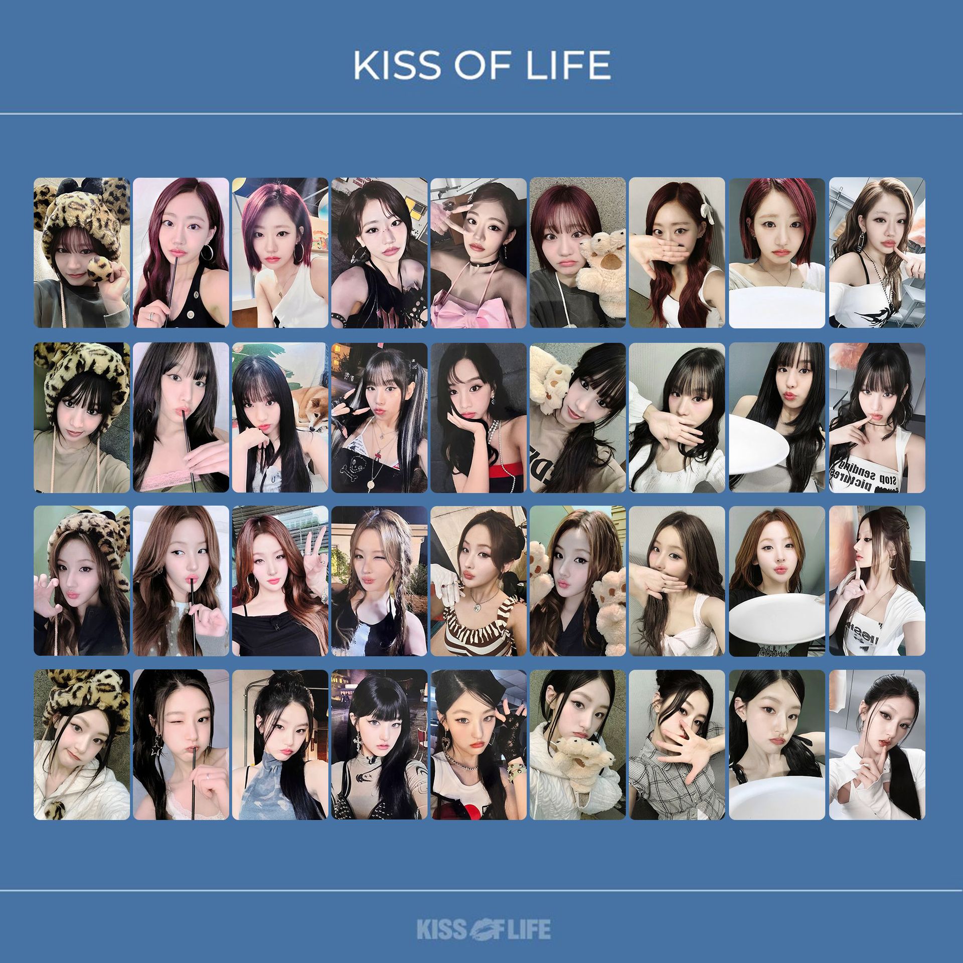 kiss of life ジュリー　トレカ　サノク　4週 KISS OF LIFE(キスオブライフ・KIOF) ナッティ リップヒップキス