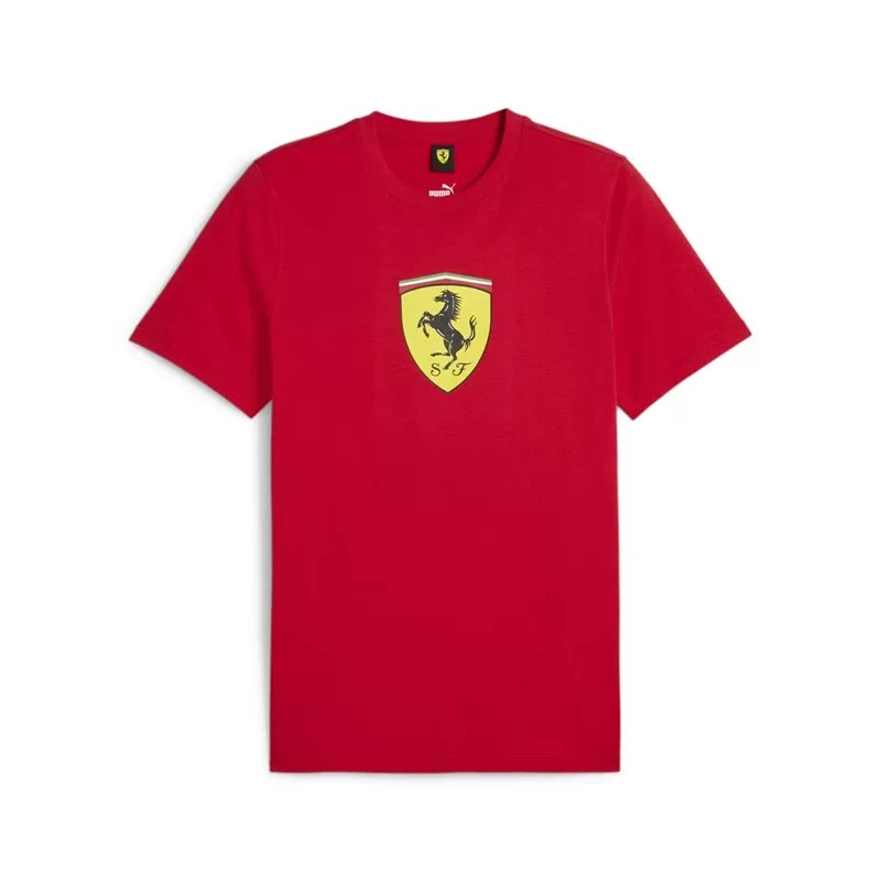 Футболка Puma, Ferrari, для мужчин и женщин, спортивная гоночная машина для отдыха, с коротким рукавом