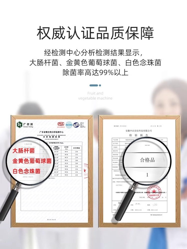 Fruit and Vegetable Purifier, Fully Automatic Disinfection Machine, Household Meat, Fruit and Vegetable Cleaning Machine, Ozone Vegetable Washing Machine to Remove Pesticide Residues