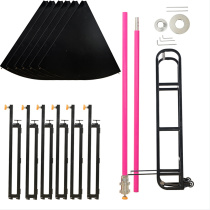 New Pint Steel Tube Dance Steel Tube Outdoor indoor Mobile Stage Dance Tube Circular Performance Stage Outdoor