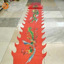 New fitness dragon clothing dragon body dragon cloth satin printing washable one-piece dragon body 8 meters 10 meters long