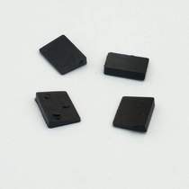 配件橡胶中空玻璃安装铝合金夹托片号门窗玻璃斜坡桥大片断插垫高