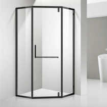 Customized bathroom shower room dry and wet separation glass partition toilet glass fan-shaped toilet bath shower room