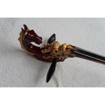Morin Khuur musical instrument painted dragon and horse double-headed Morin Khuur paulownia panel ebony fingerboard concave board speaker Morin Khuur