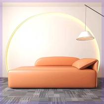 Simple Nordic bedroom chaise longue chair light luxury sofa lazy modern hotel living room chaise longue beauty chair internet celebrity lounge chair