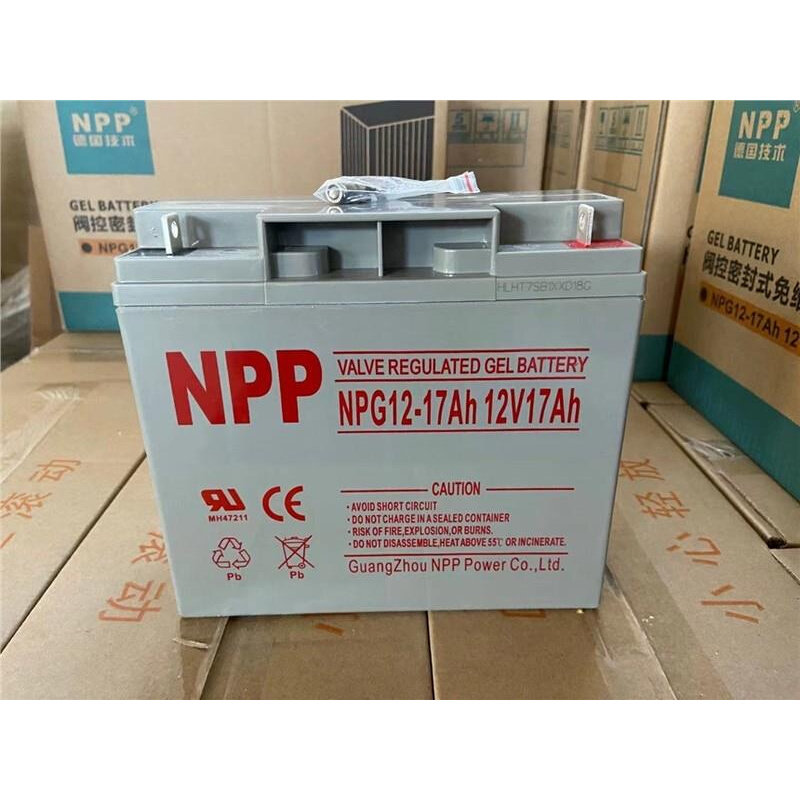 Storage battery NPG12-17AH 12V17AH machine room lift newsletter free of maintenance room UPS power supply-Taobao