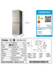 Haier 188L Frost-Free Small Household Energy-Saving Dormitory Refrigerator Three-Door Two-Door Medium-Sized Inverter First-Class Energy Efficiency