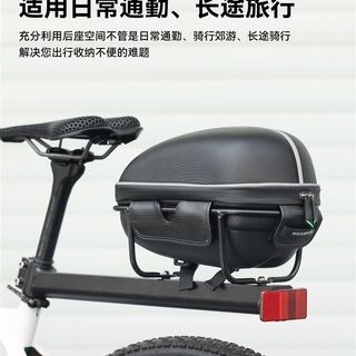 Rock brothers bicycle rear rack mountain road bike aluminum alloy quick release q rack travel bike bag