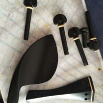 High-end 44 violin accessories ebony high-end violin accessories 44 violin ebony accessories 1 set