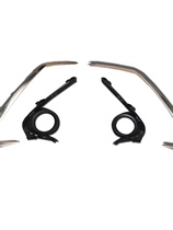 16 17 18 Ralink dual-engine hybrid front bumper decorative strip fog light frame fog light cover electroplating strip bumper bright strip