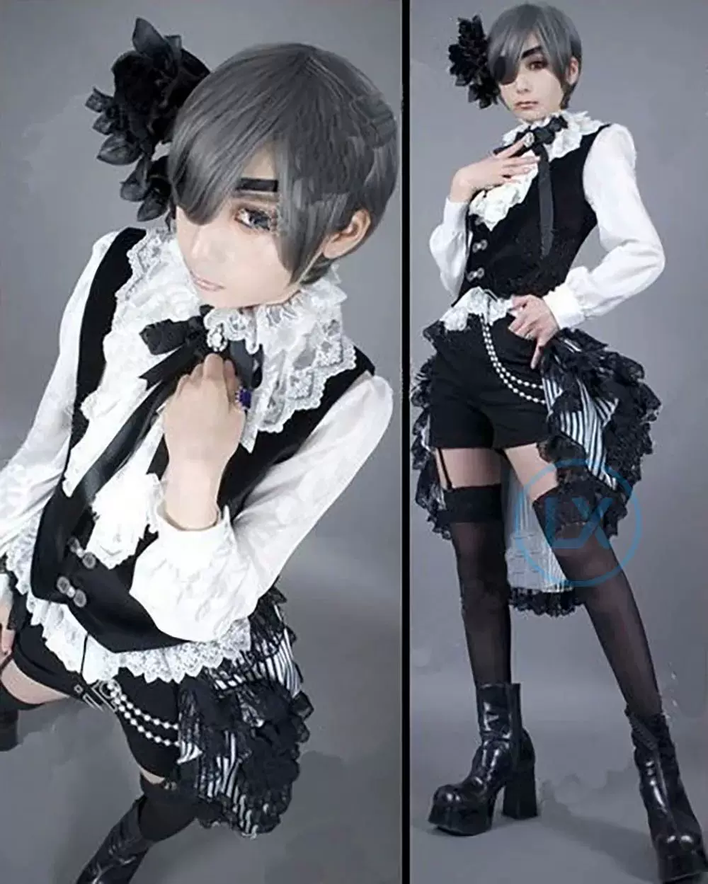 Бесплатная доставка Аниме Black Butler Ciel Phantomhive косплей