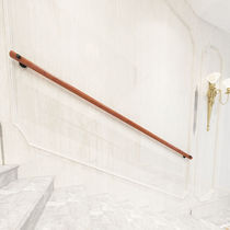 Round stair armrests for home solid wood close to wall Indoor sliding handle Childrens elderly An accessible wood armrests 50c)