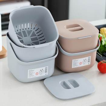 Garbage noodle bin kitchen household table water drain with lid 30428 wuhut kitchen classification kitchen meal odorproof room exit special noodles