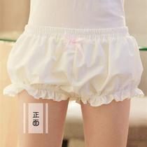 Lace Japanese style Harajuku soft girl lolita cute pumpkin pants flower buds bloomers leggings safety pants for women all-match