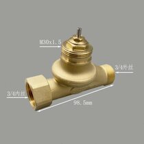 Popular fan coil pagoda cut-off two-way valve for two-way supply specially equipped with electric heating actuator for constant temperature control