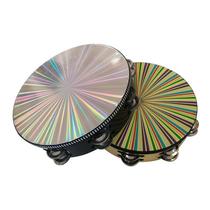 Customized laser colorful tambourine percussion instrument tambourine music dance performance early education rhythm training drum
