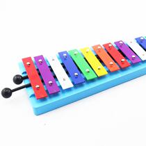 Customized color percussion instrument new Orff childrens kindergarten educational early education toy 13-tone aluminum plate hand knocking
