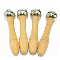 Customized infant wooden craft teaching aids single stick bell childrens musical instrument toy music percussion instrument rattle toy