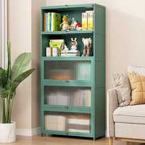 Dust-proof simple bookcase modern simple floor-standing multi-layer home living room bookshelf childrens bookshelf storage storage