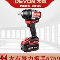 20V brushless high torque impact wrench 5759 lithium battery brushless auto repair electric wind cannon Dayou tool