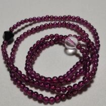 One thing one picture natural Brazilian garnet bracelet purple tooth black wine red rose red single circle multi-circle crystal jewelry 3 9