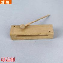 Orff musical instruments percussion instruments kindergarten early education teaching aids childrens wooden music drama square bangzi custom-made