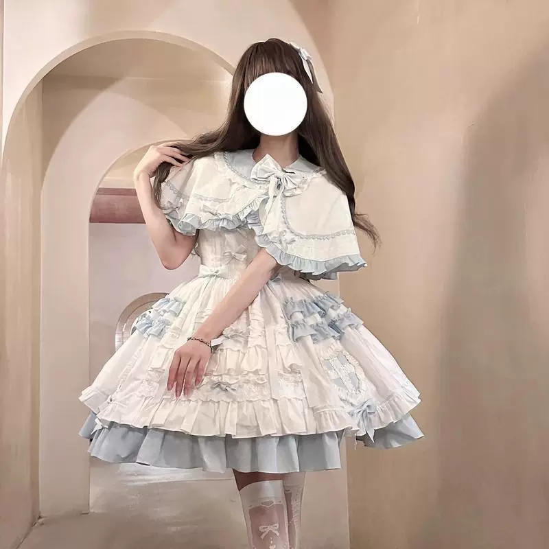 Платье, милое trench coat, стиль лолита, Lolita Jsk