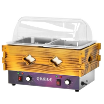 New wooden frame Oden cooking machine commercial wooden house Oden cooking pot convenience store skewers spicy hotpot grilled pot